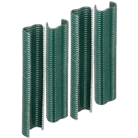 ALBERTS Drahtklammer, grün kst-beschichtet, Breite 22 mm