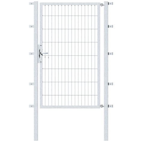 ALBERTS Einzeltor Flexo, feuerverzinkt, lichte BxH1000x1600, PF60x60/2100mm