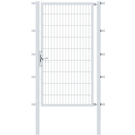 ALBERTS Einzeltor Flexo, feuerverzinkt, lichte BxH1000x1800, PF60x60/2300mm
