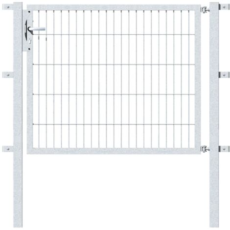 ALBERTS Einzeltor Flexo, feuerverzinkt, lichte BxH1250x1000, PF60x60/1500mm