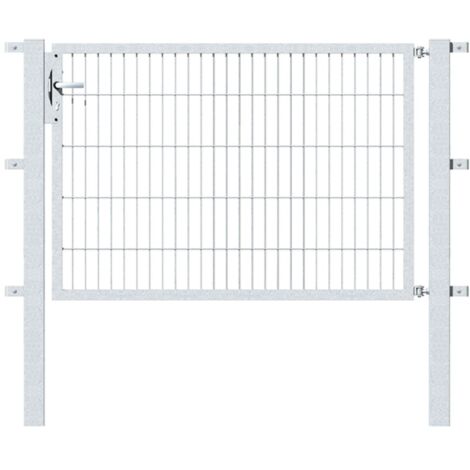 ALBERTS Einzeltor Flexo, feuerverzinkt, lichte BxH1500x1000, PF80x80/1700mm