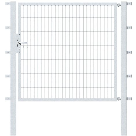 ALBERTS Einzeltor Flexo, feuerverzinkt, lichte BxH1500x1400, PF80x80/2100mm