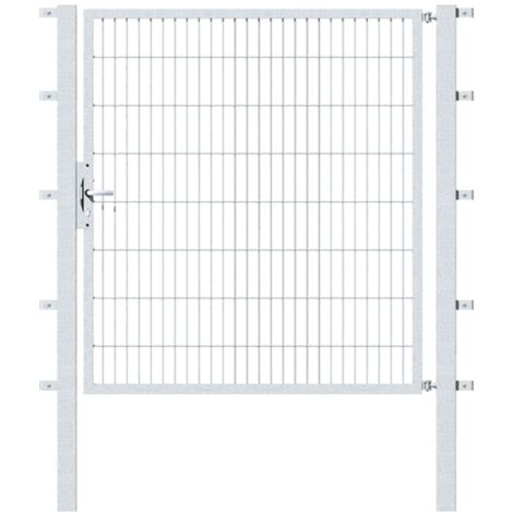 ALBERTS Einzeltor Flexo, feuerverzinkt, lichte BxH1500x1600, PF80x80/2300mm