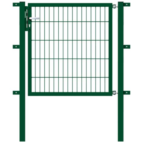 ALBERTS Einzeltor Flexo, fvz.grün Kst.b.RAL 6005, lichte BxH1000x1000, PF60x60/1500mm, DIY