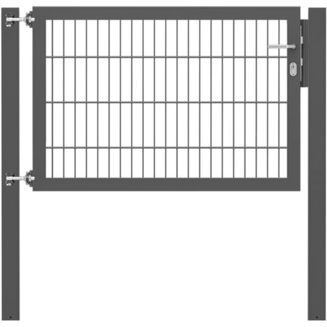 ALBERTS Einzeltor Flexo Plus, anthrazit RAL 7016, z.Einbet.BxH1250x800mm, PF1500/80x80mm