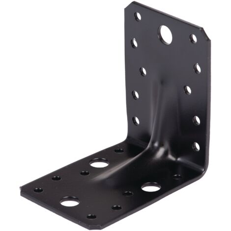 ALBERTS Equerre renforce noire 90x90x65mm epaisseur 2.5mm