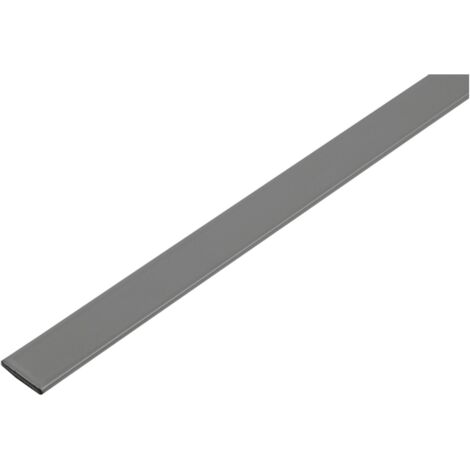 ALBERTS Flachstange, Alu, anthr. beschichtet, LxBxS 2000 x 14,5 x 1,5 mm