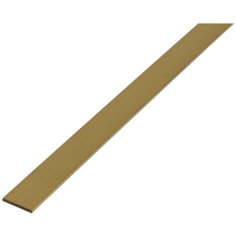 ALBERTS Flachstange, Messing, LxBxS 1000 x 10 x 2 mm