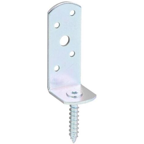 Alberts Flechtzaunhalter, L-Form, verzinkt, 115x31,5