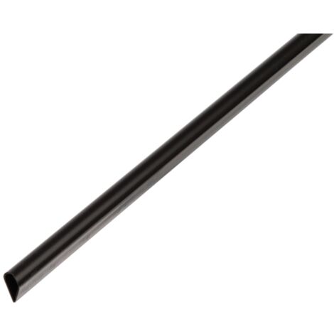 ALBERTS Klemmprofil, PVC schwarz, LxBxS 2000 x 15 x 0,9 mm