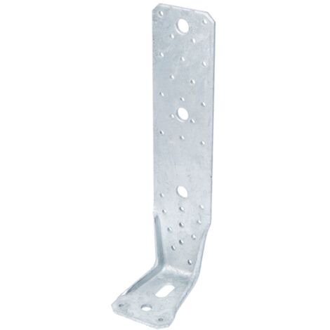 ALBERTS KR-Winkelverbinder, mit Langloch, feuerverzinkt, TxHxB: 285x85x65 mm