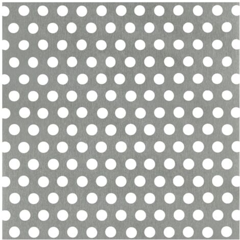 Alberts Lochblech Aluminium eloxiert 200 x 0,8/3,5 x 1000 mm runde Lochung Lochblech