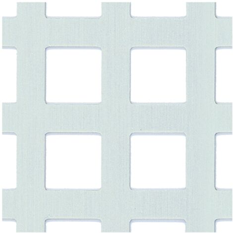Alberts Lochblech Aluminium eloxiert 200 x 0,8 x 1000 mm quadratische Lochung Lochblech