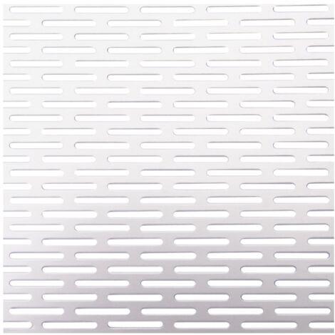 Alberts Lochblech Aluminium eloxiert 250 x 0,8 x 500 mm Schlitz Lochblech