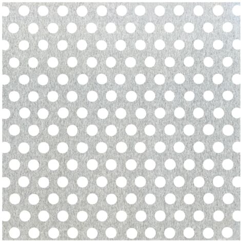 Alberts Lochblech Aluminium natur 250 x 0,8 x 500 mm runde Lochung Lochblech