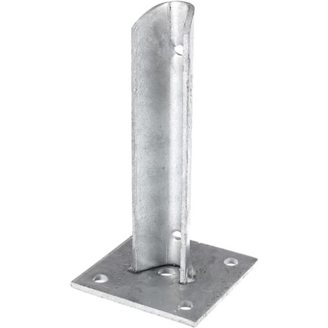 ALBERTS Pfostenträger für Zaunpfosten, fvz, zA, Ø38mm, LxB100x100mm, HAdapter200mm