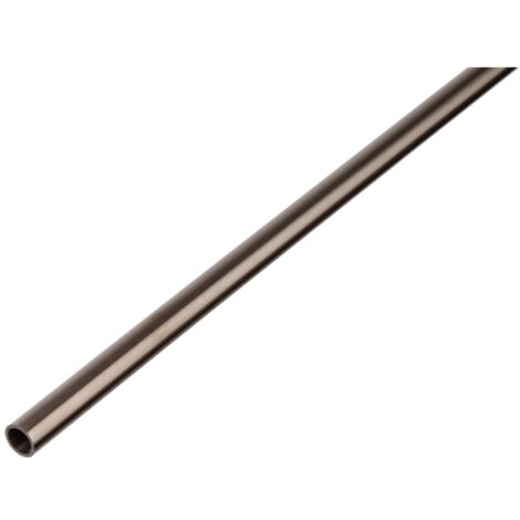ALBERTS Rundrohr, Edelstahl, LxØxS 1000 x 10 x 1 mm