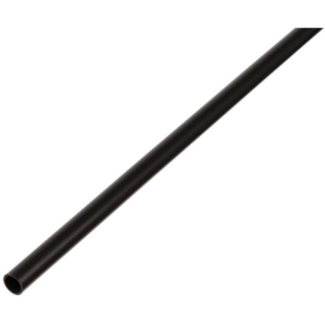 ALBERTS Rundrohr, PVC schwarz, LxØxS 1000 x 10 x 1 mm