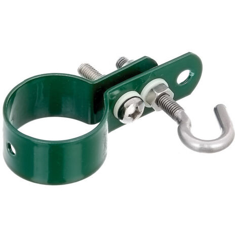 Alberts Schelle zur Befestigung von Geflechtspannstäben Ø 38 mm grün Metallzäune & Drahtzäune