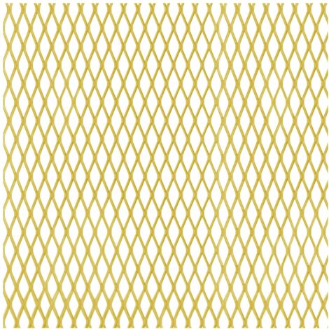 Alberts Streckmetallblech Aluminium goldfarbig eloxiert 250 x 1,6 x 500 mm Streckmetallblech