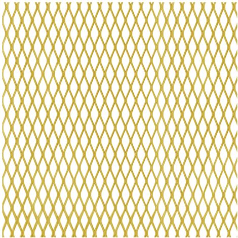 Alberts Streckmetallblech Aluminium goldfarbig eloxiert 600 x 1,6 x 1000 mm Streckmetallblech