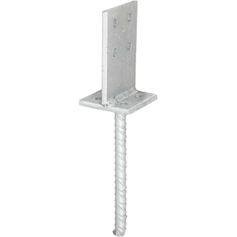 ALBERTS T-Pfostenträger mit Steg, feuerverzinkt, zum Einbetonieren, Steghöhe 130 mm