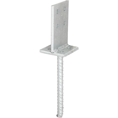 ALBERTS T-Pfostenträger mit Steg, feuerverzinkt, zum Einbetonieren, Steghöhe 130 mm