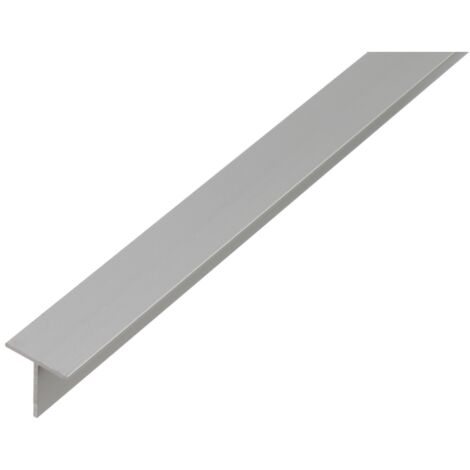 Alberts T-Profil Aluminium eloxiert 20 x 20 mm x 1 m Profil