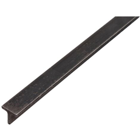 ALBERTS T-Profil, Stahl roh, warmgewalzt, LxBxHxS 2000 x 20 x 20 x 3 mm