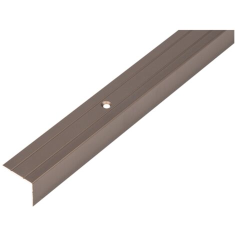 ALBERTS Treppenkanten-Schutzprofil, Alu bronze elox., LxBxHxS 1000x25x20x1,5mm
