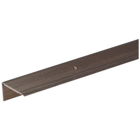 ALBERTS Treppenkanten-Schutzprofil, Alu bronze elox., LxBxHxS 1000x45x23x2,5mm