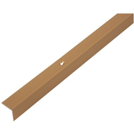 ALBERTS Treppenkanten-Schutzprofil, Alu gold elox., LxBxHxS 1000x20x20x1,8mm