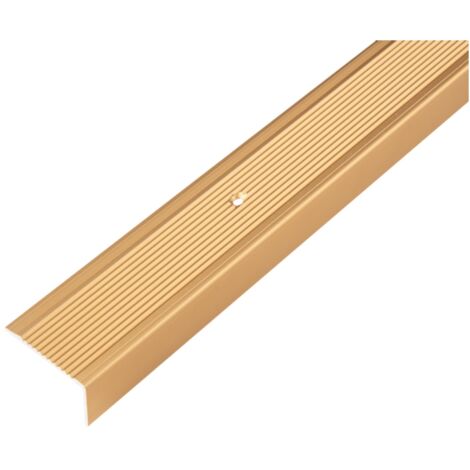 ALBERTS Treppenkanten-Schutzprofil, Alu gold elox., LxBxHxS1000x45x23x2,5mm