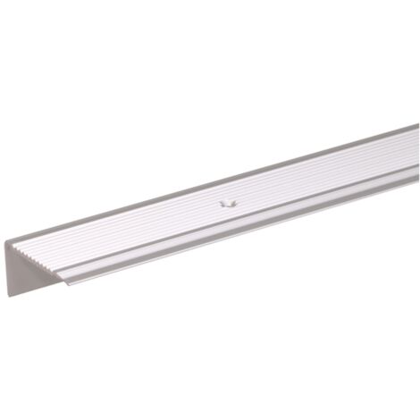 ALBERTS Treppenkanten-Schutzprofil, Alu silber elox., LxBxHxS 1000x45x23x2,5mm
