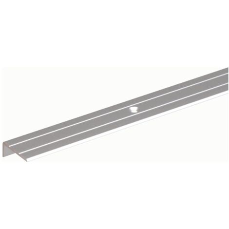 ALBERTS Treppenkanten-Schutzprofil, Alu silber elox., LxBxHxS 2000x25x10x1,5mm