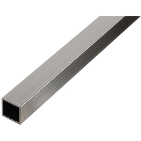 ALBERTS Vierkantrohr, Edelstahl, LxBxHxS 1000 x 20 x 20 x 1,5 mm