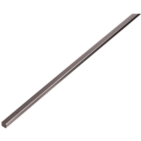 ALBERTS Vierkantstange, Stahl roh, warmgewalzt, LxBxH 2000 x 8 x 8 mm