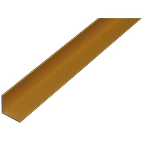ALBERTS Winkelprofil, gleichsch., Alu gold elox., LxBxHxS 1000 x 20 x 20 x 1,5 mm