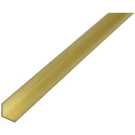 ALBERTS Winkelprofil, gleichsch., Messing, LxBxHxS 1000 x 10 x 10 x 1 mm