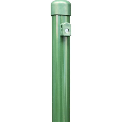Alberts Zaunpfosten für Maschendrahtzäune 115 cm Ø 34 mm grün Metallzäune & Drahtzäune