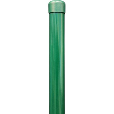 Alberts Zaunpfosten ungebohrt 122,5 cm Ø 34 mm grün Metallzäune & Drahtzäune