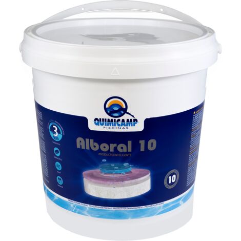 Alboral 10 SB Compresse 250 g 10 kg – Cloro multifunzione trifase (Quimicamp)