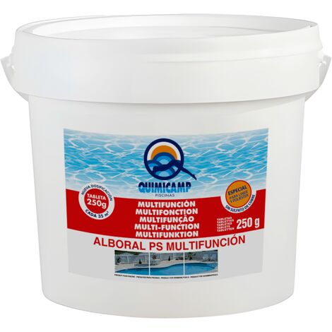 Alboral PS Multifunción Tabletas SB 13 kg – Cloro sin cobre para piscinas (Quimicamp)