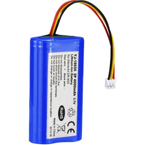 Albrecht 4000mA DR 855 / DR 860 Batterie pour radio 4000 mAh