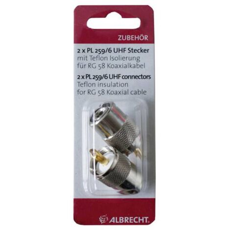Albrecht 50120 connettore coassiale 2 pezzo/i