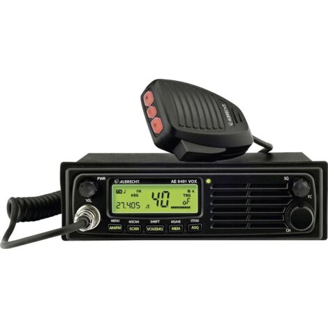 Albrecht AE 6491 VOX Radio CB de auto