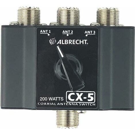 Albrecht Convertisseur d'antenne CX-5 3-Wege Antennenschalter 7402 A418682