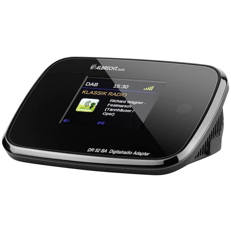 Adaptateur radio Albrecht DR 52 BA DAB+, FM Bluetooth noir X388281