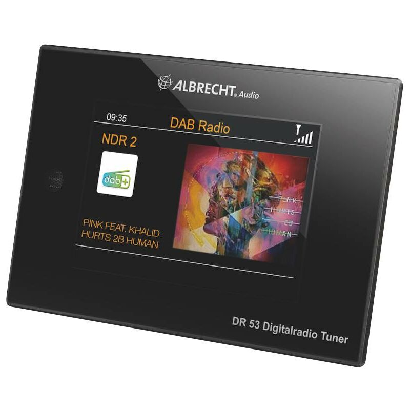 Dr 53 DAB+/UKW/Bluetooth Radio de table dab, dab+, fm avec télécommande, Spotify noir A619992 - Albrecht