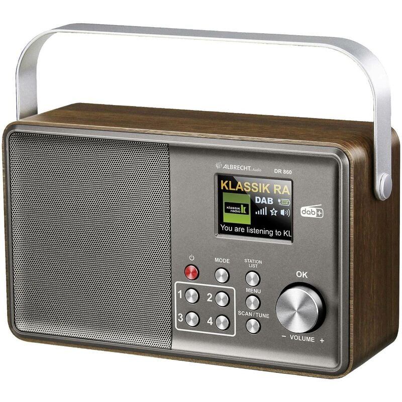Albrecht DR 860 Senior Radio portative DAB+, FM A734302